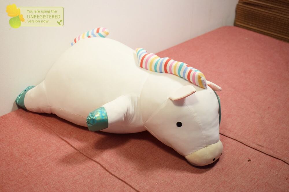 Pillowfort Rainbow Horse Soothing Weighted Plush Kids' Throw Pillow (Marks)#2 ##